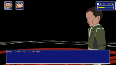 At the end of phase 1 in the old battle mode.