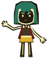 Vella's cartoonish appearance on New Year's.