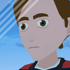 Michael's Portrait in the Old Battle Mode status menu. He's as smart as he looks!