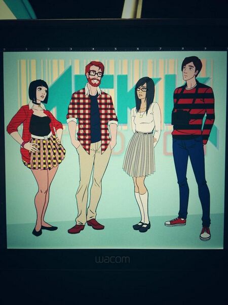 File:YIIK Character Lineup 2014.jpg