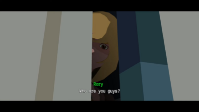 The gang meets Rory for the first time.