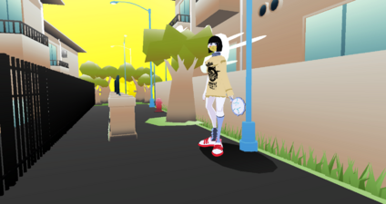 Either a mockup or an in-game screenshot of what the game looked like.