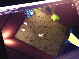 Top view of a beta Factory Hotel area.