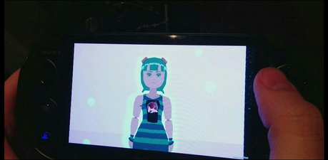 YIIK running on the PS Vita, a port which would later be cancelled.