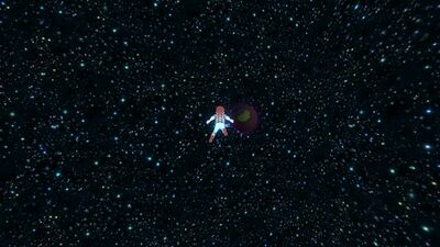 Alex heading towards the Alex Planet.