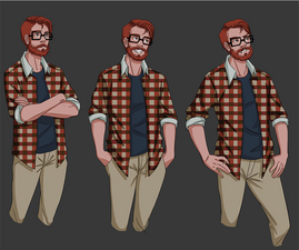 ...and his overhaul to reflect the new 3d model.
