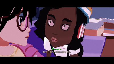 Chondra distressed over something with Asuka.