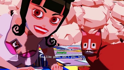 Jocasta inviting Alex to play the Dark Game.